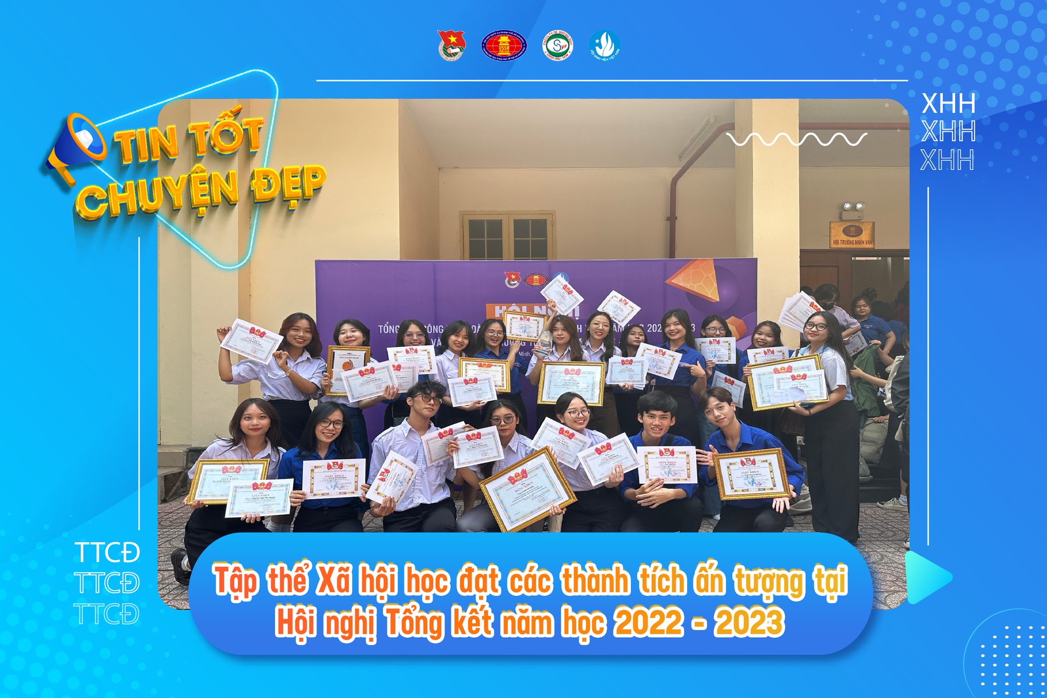 Tập thể Xã hội học đạt thành tích ấn tượng tại Hội nghị Tổng kết năm học 2022-2923