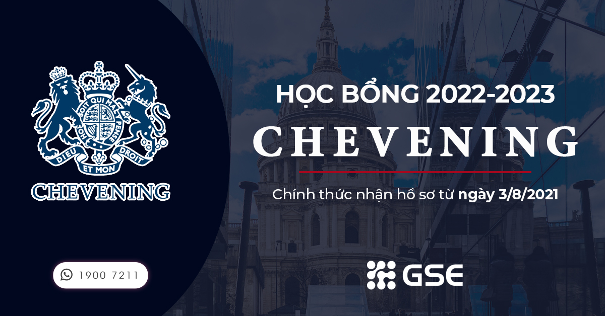Chương trình học bổng Chevening 2022-2023