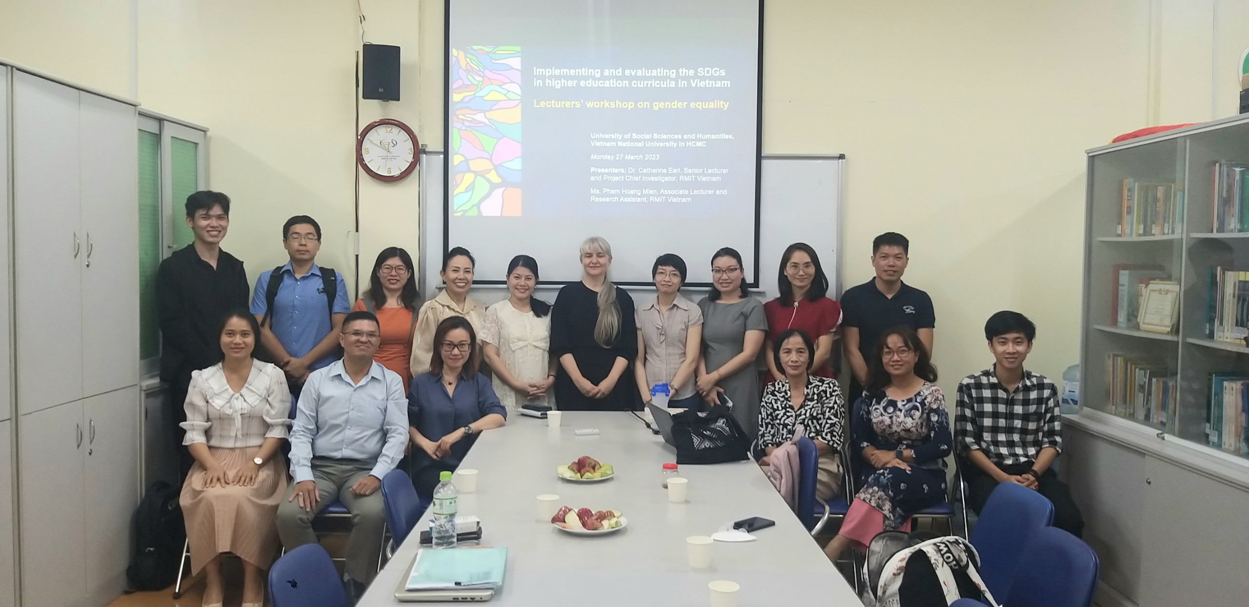 Hội thảo tập huấn “Lồng ghép mục tiêu bình đẳng giới (SDG5) vào bài giảng