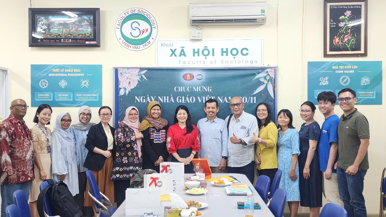 Giao lưu giữa khoa Xã hội học, trường đại học Khoa học Xã hội và Vhân văn, ĐHQG TP.HCM, Việt Nam và Khoa Xã hội và Khoa học Chính trị, Đại học Andalas, Indonesia.