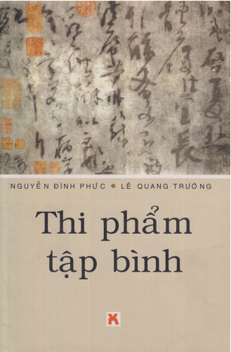 Thi Phẩm Tập Bình - Tác giả: PGS.TS Nguyễn Đình Phức