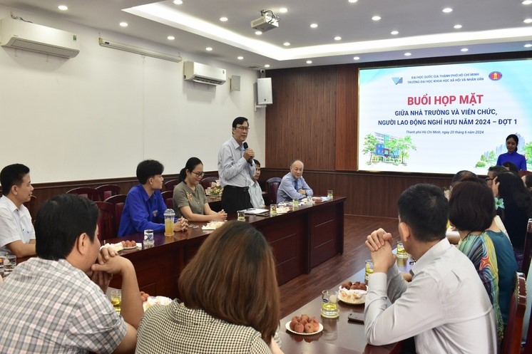 Họp mặt tri ân viên chức, người lao động nghỉ hưu đợt 1 năm 2024