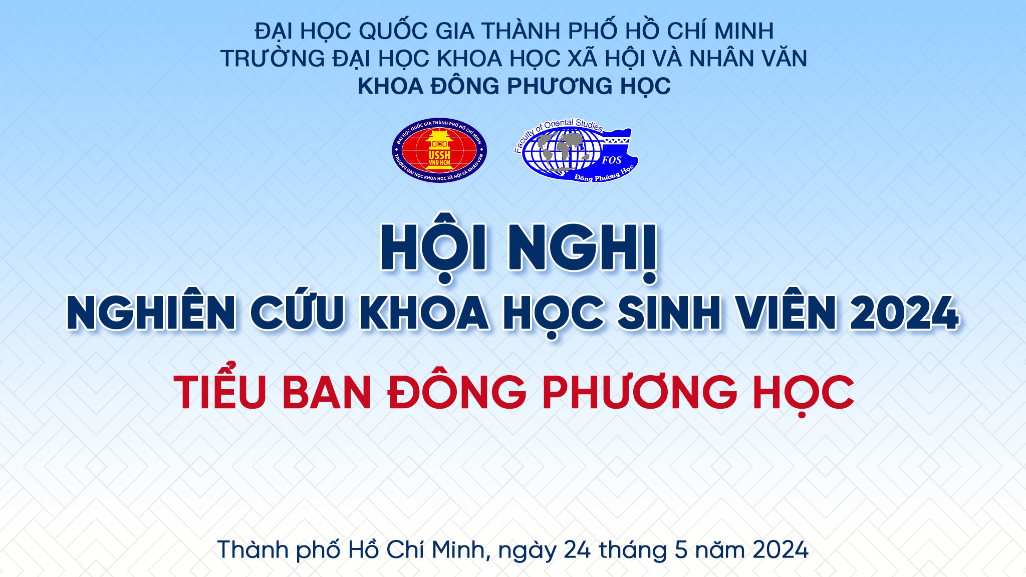 Hội nghị NCKH sinh viên 2024 - Tiểu ban Đông phương học