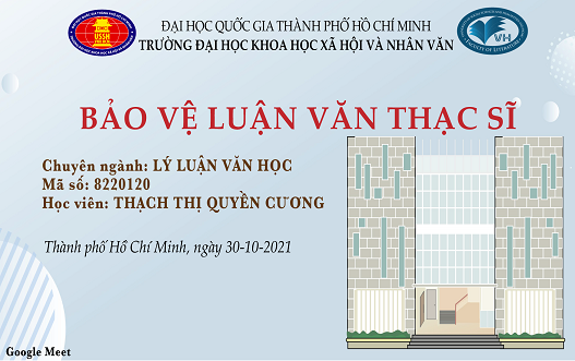 Khoa Văn học tổ chức chấm luận văn thạc sĩ qua hình thức trực tuyến