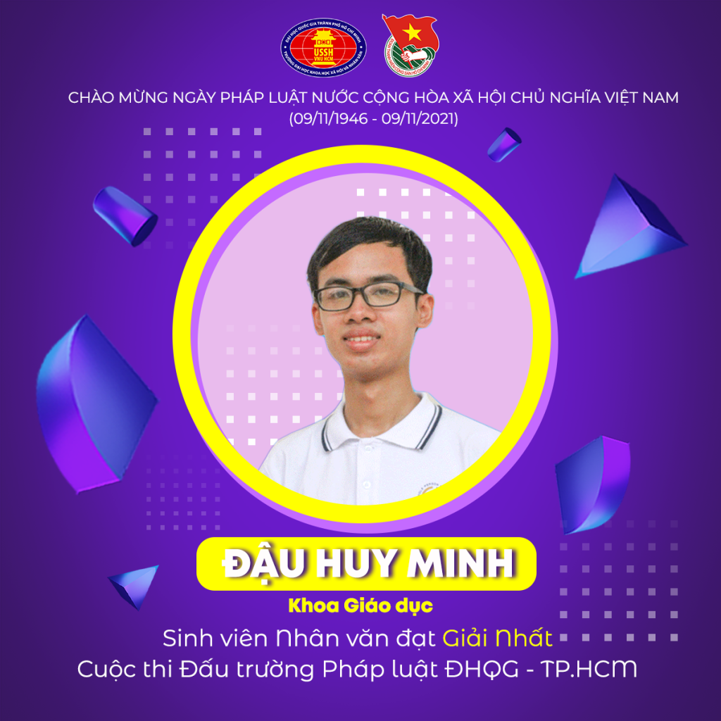 Sinh viên khoa Giáo dục đạt giải Nhất cuộc thi Đấu trường Pháp luật ĐHQG-HCM