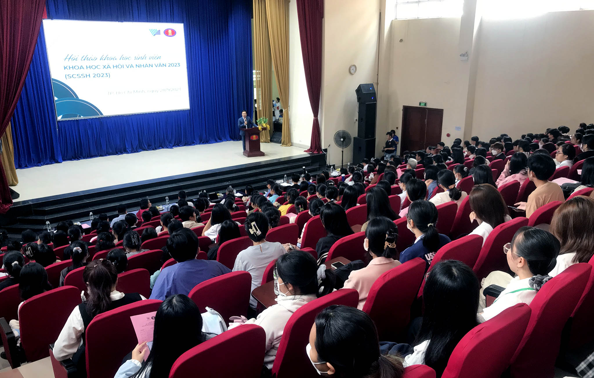 Sinh viên khoa Văn hóa học với Hội thảo Khoa học Sinh viên: Khoa học Xã hội và Nhân văn 2023