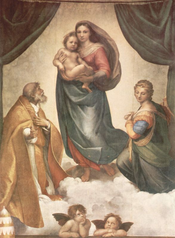Madonna Sistine' của Raphael