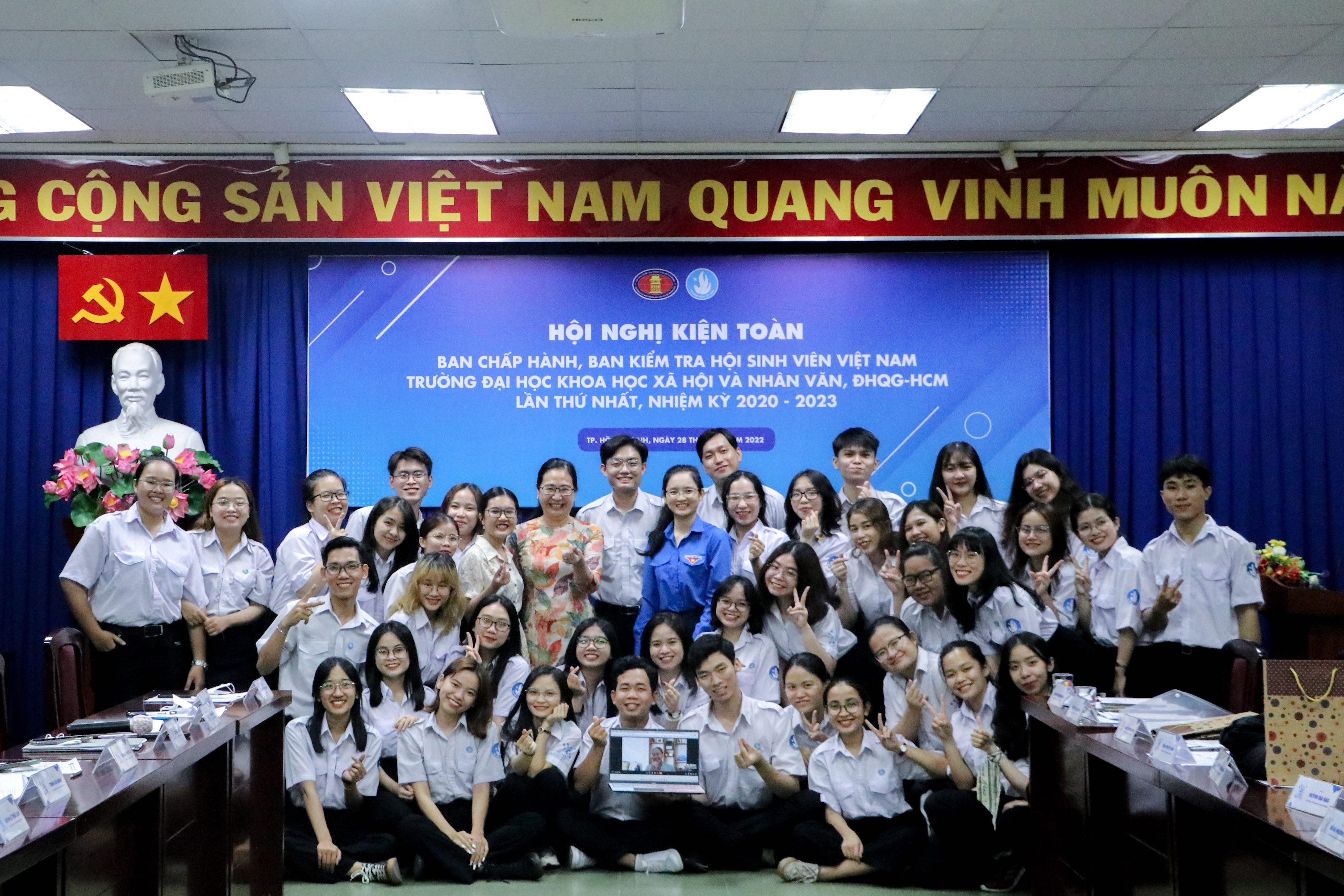 Hội Sinh viên trường kiện toàn nhân sự lần thứ nhất, nhiệm kỳ 2020 – 2023