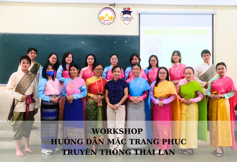 WORKSHOP HƯỚNG DẪN MẶC TRANG PHỤC TRUYỀN THỐNG THÁI LAN