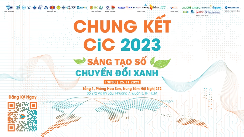 Mời các bạn sinh viên tham dự Chung kết cuộc thi Ý tưởng khởi nghiệp - CiC 2023