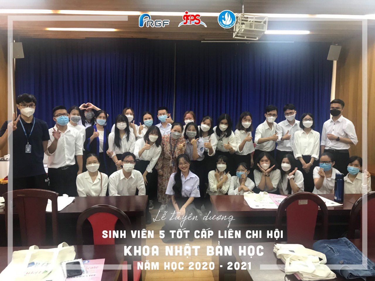 Lễ tuyên dương Sinh viên 5 tốt cấp Liên chi hội năm học 2020 - 2021