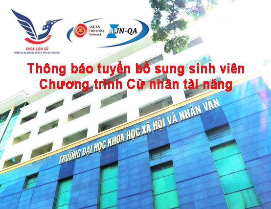 Thông báo tuyển bổ sung sinh viên Chương trình Cử nhân tài năng