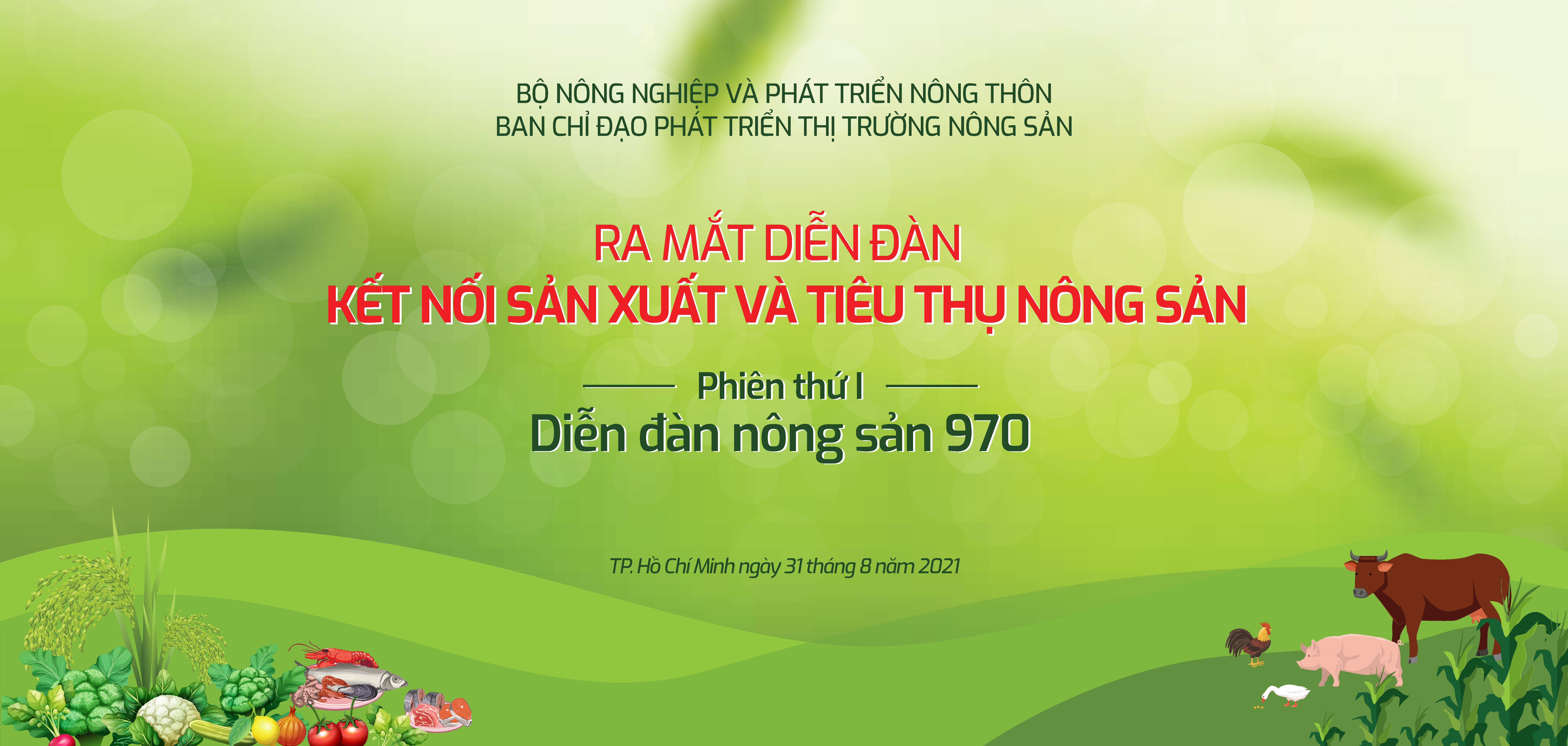 Mở cổng đăng ký tham dự diễn đàn thông tin kết nối sản xuất và tiêu thụ nông sản kỳ 2