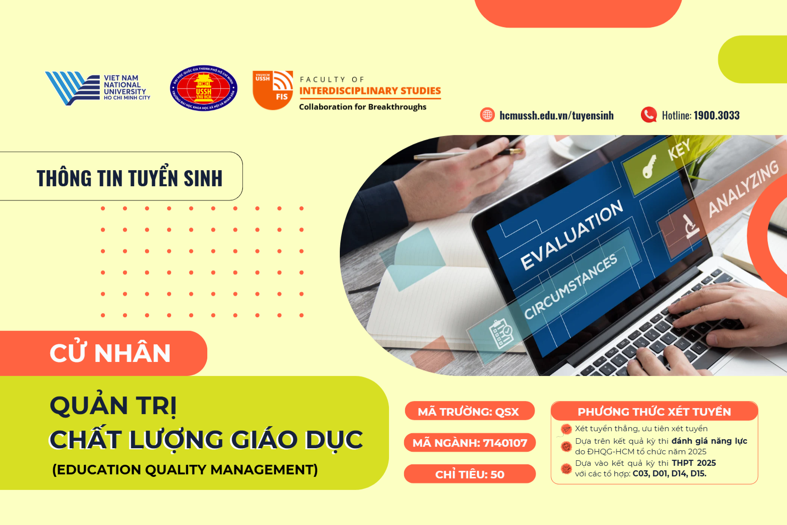 Ngành Quản trị chất lượng giáo dục