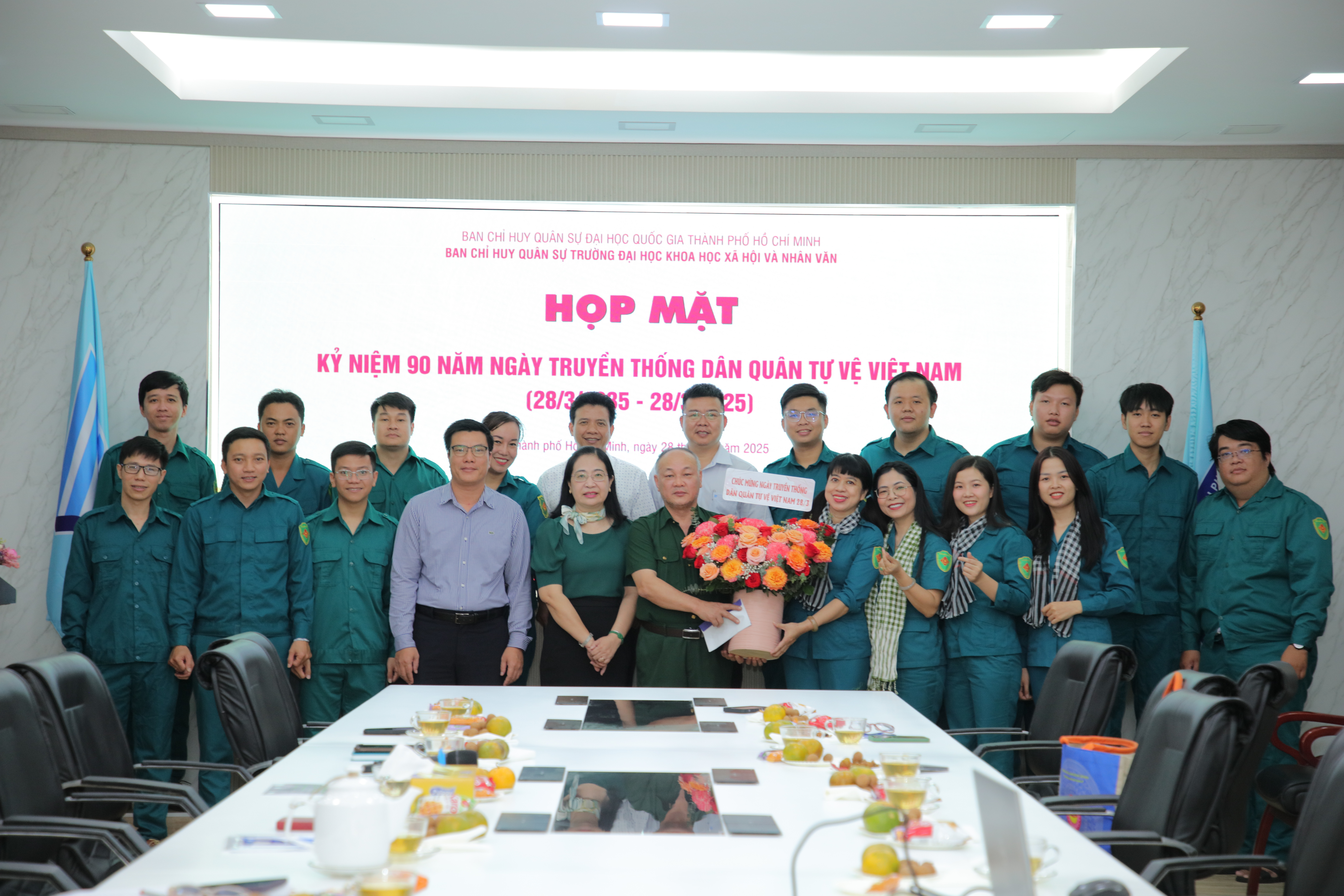 Chúc mừng Ngày truyền thống Lực lượng tự vệ Trường nhân Kỷ niệm 90 năm ngày truyền thống Dân quân tự vệ Việt Nam (28.3.1935 – 28.3.2025)