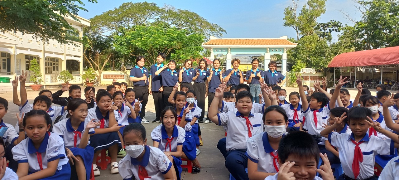 Sinh viên khoá 2021 Thực tập Phát triển cộng đồng tại Bến Tre