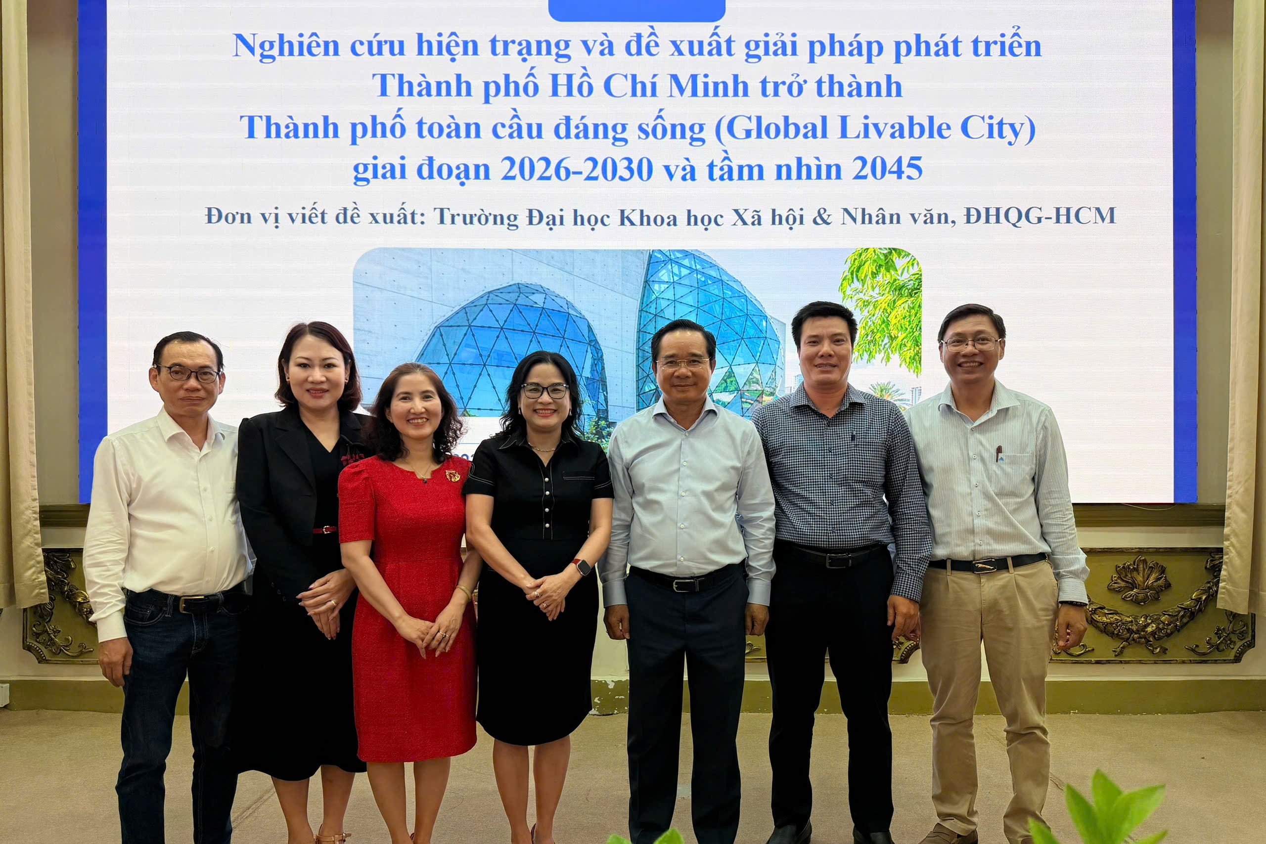 Nhà trường đồng hành cùng TP.HCM triển khai đề án đánh giá “Thành phố toàn cầu đáng sống (Global Livable City) giai đoạn 2026-2030, tầm nhìn 2045”