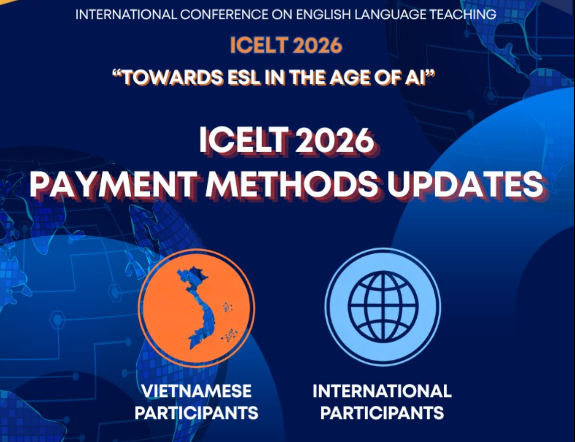 ICELT 2026 - PAYMENT METHODS UPDATES