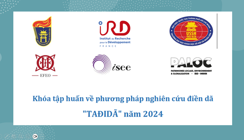 MỜI ĐĂNG KÝ TẬP HUẤN phương pháp nghiên cứu điền dã năm 2024