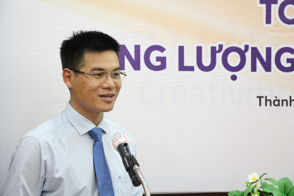 Th.S Trần Nam phát biểu khai mạc buổi lễ - Ảnh: Lý Nguyên