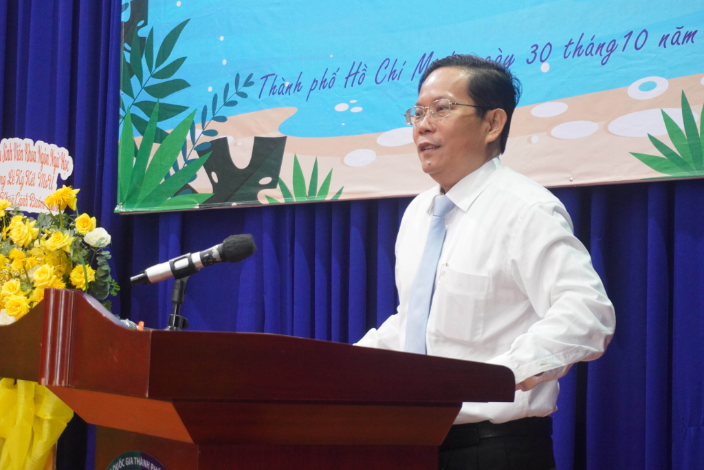 Đồng chí Tô Đình Tuân hứa hẹn Báo Người Lao Động sẽ nỗ lực hết mình trong công tác phối hợp đào tạo và truyền thông - Ảnh: Ngọc Bích
