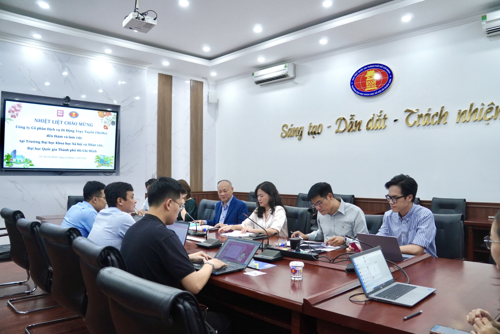 Toàn cảnh buổi làm việc - Ảnh: KHÁNH MY