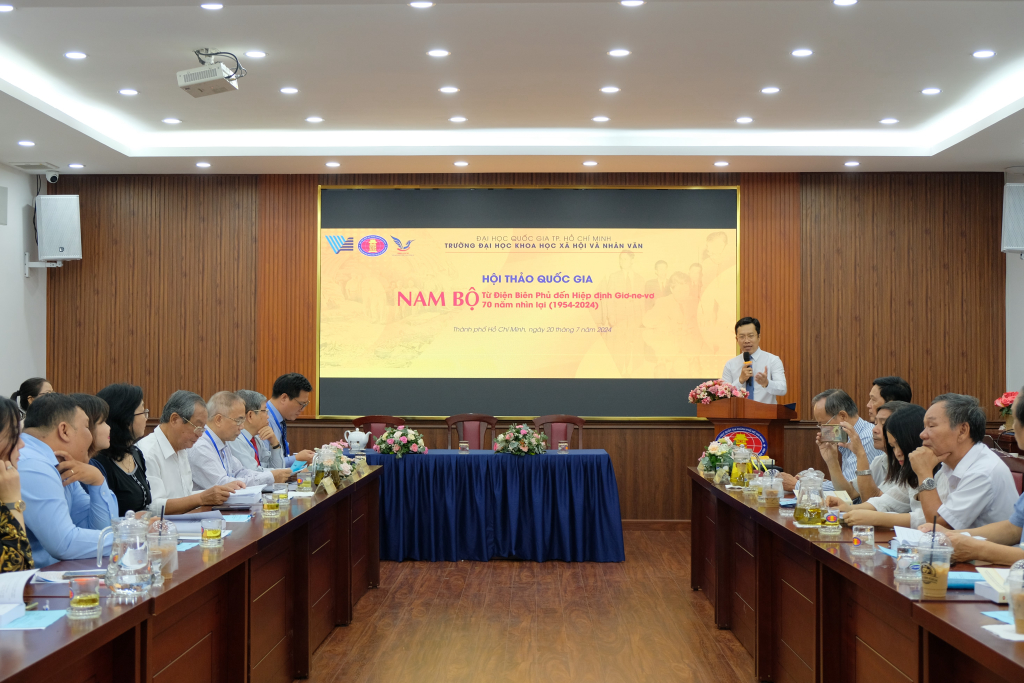 Buổi Hội thảo được tổ chức tại phòng D201-D202, Trường ĐH KHXH&NV (cơ sở Đinh Tiên Hoàng) - Ảnh: Huyền Linh