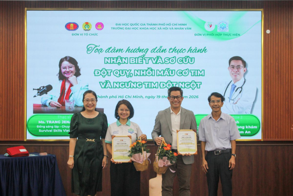 Ban Tổ Chức mong muốn nâng cao kỹ năng nhận biết, sơ cứu nạn nhân thông qua chương trình - Ảnh: MAI HƯƠNG