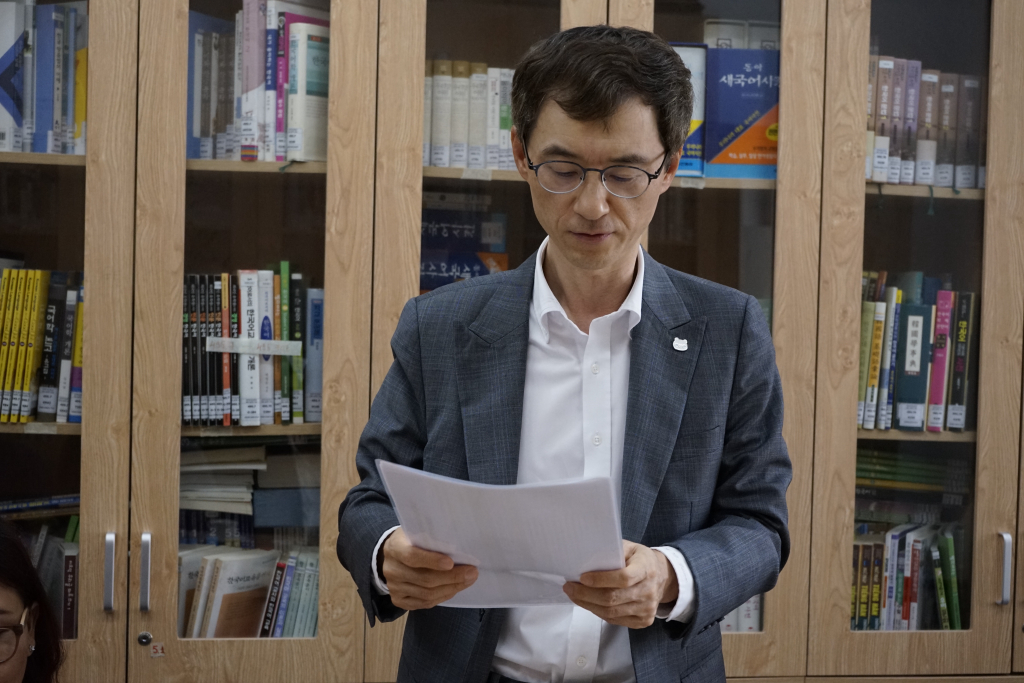  Ông Jung Kyung Won phó tổng giám đốc Ngân hàng Shinhan - Ảnh: Thanh Thúy 
