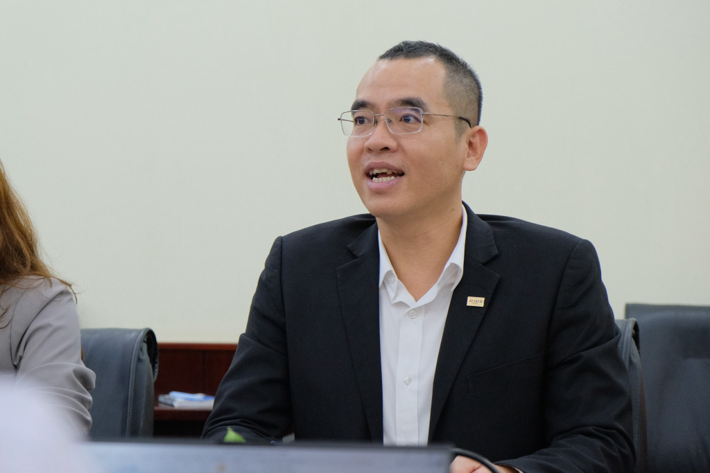 Ông Bùi Như Mỹ Nhân - Giám Đốc Ngân hàng SHB chi nhánh Sài Gòn - Ảnh: Huyền Linh