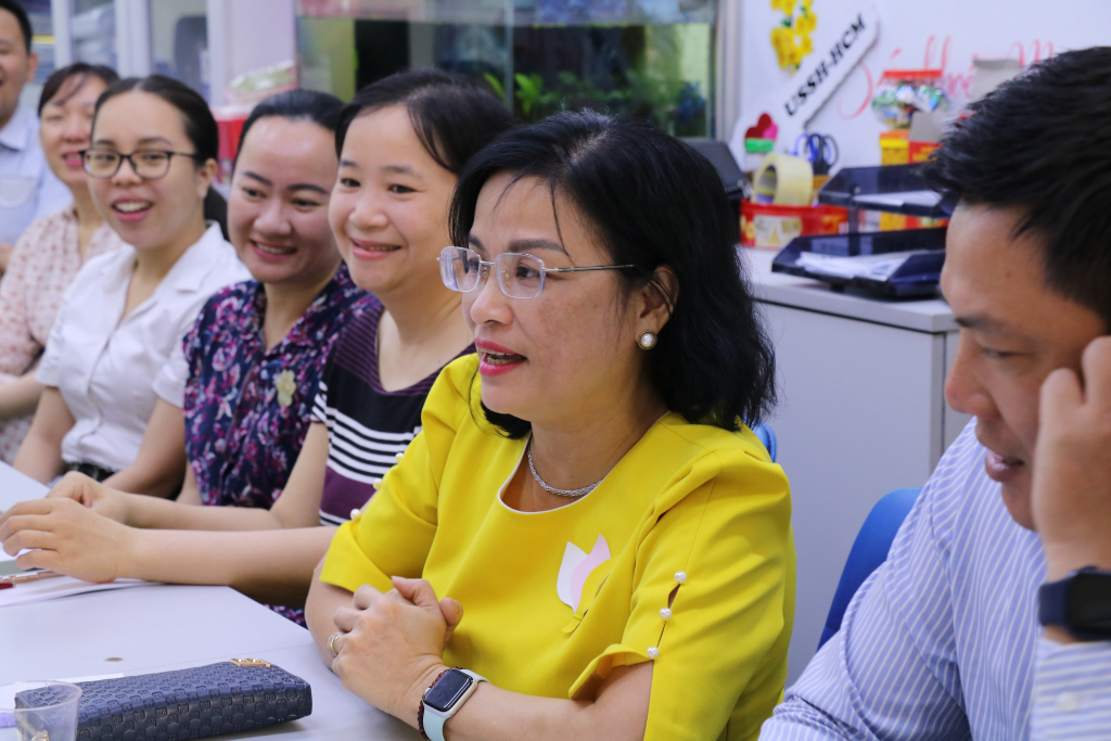 PGS.TS Ngô Thị Phương Lan tại buổi gặp mặt - Ảnh: Hoàng Phương