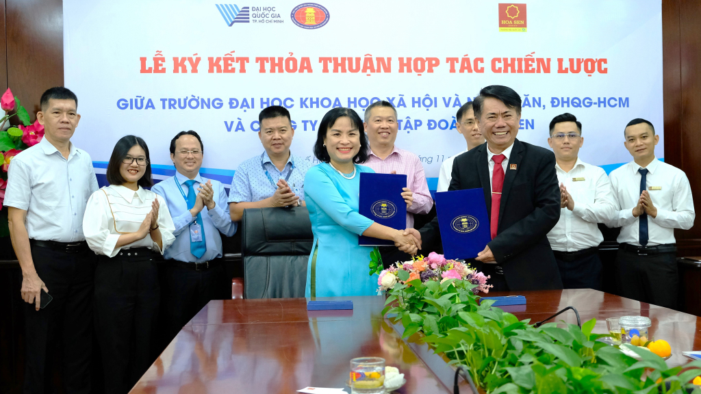 Hai bên ký kết hợp tác hứa hẹn mang lại hiệu quả trong tương lai - Ảnh: Huyền Linh