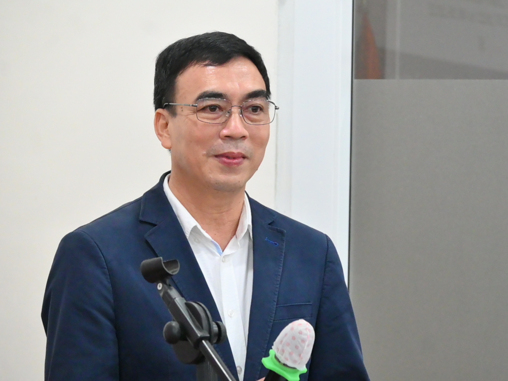 TS. Phạm Tấn Hạ phát biểu khai mạc buổi lễ - Ảnh: Minh Thông