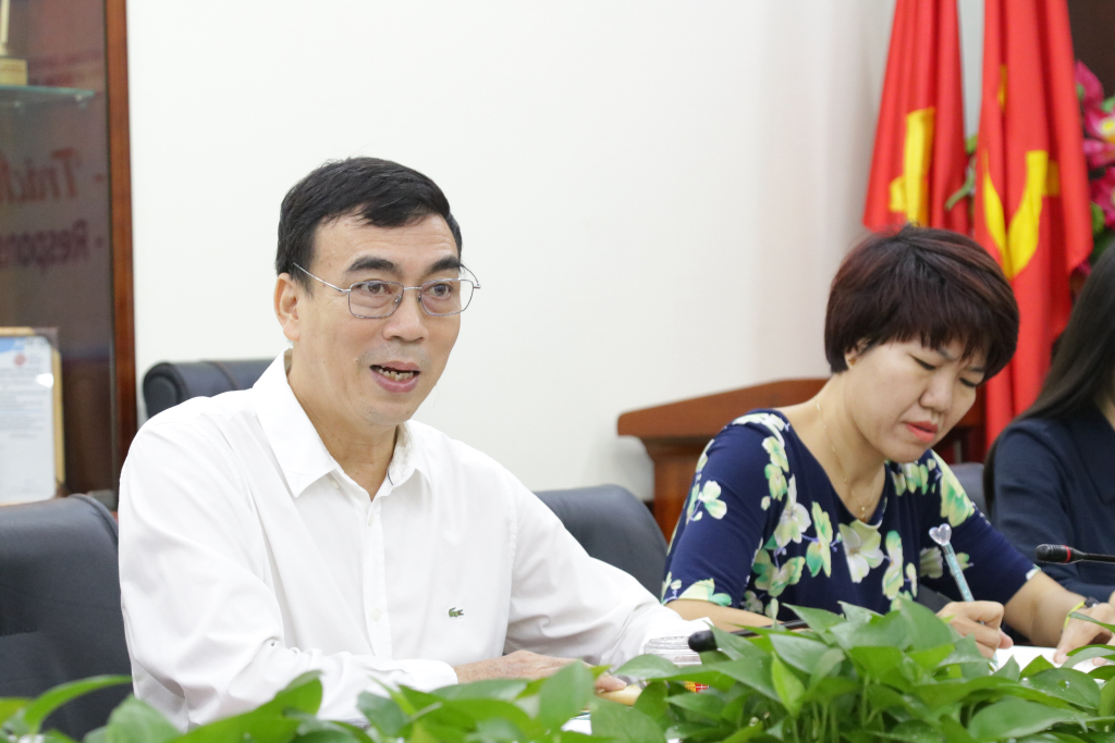TS. Phạm Tấn Hạ hy vọng đẩy mạnh hơn nữa nhiều hoạt động hợp tác trong tương lai - Ảnh: Phương Khanh 
