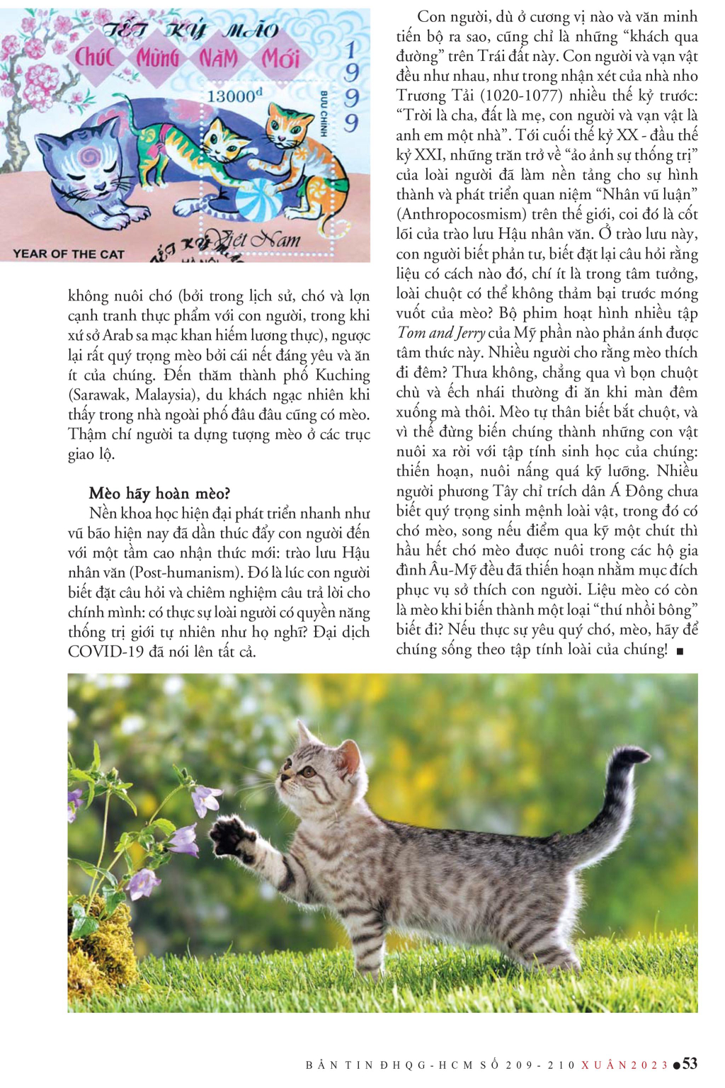 Nguyễn Ngọc Thơ. Năm Mão nói chuyện Mèo