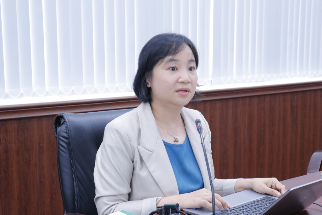TS. Phạm Thị Bích Ngọc tin rằng bài công bố quốc tế của Nhà trường sẽ tăng nhanh trong những năm tới - Ảnh: Phương Khanh 