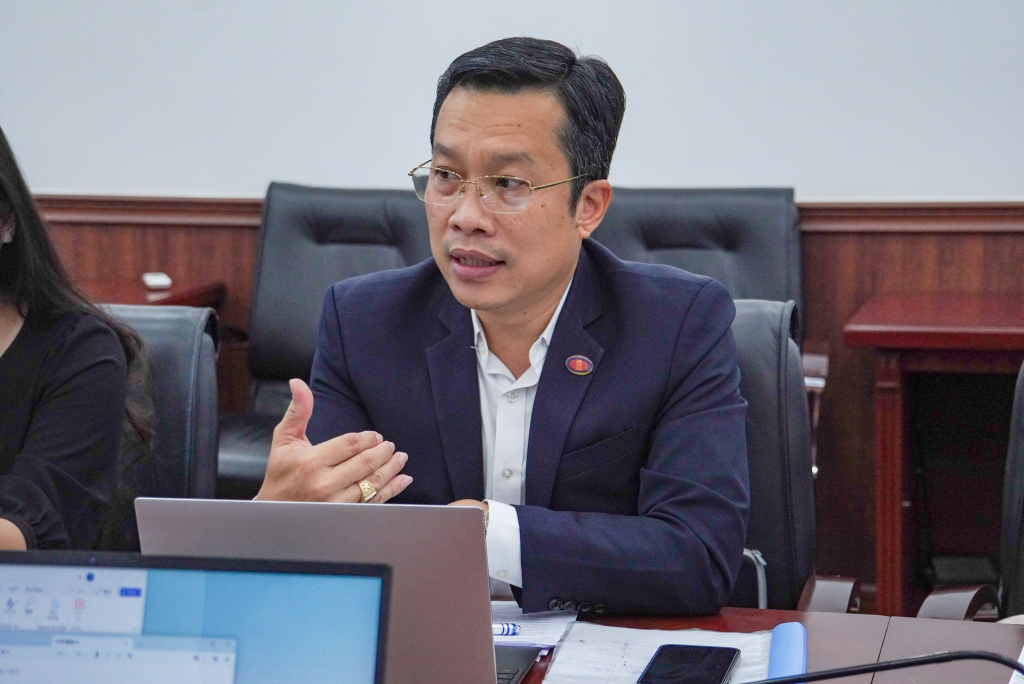 TS. Lê Hoàng Dũng kỳ vọng hợp tác giữa hai trường sẽ mở ra những cơ hội giao lưu học thuật và văn hóa Việt - Nhật - Ảnh: KHÁNH MY