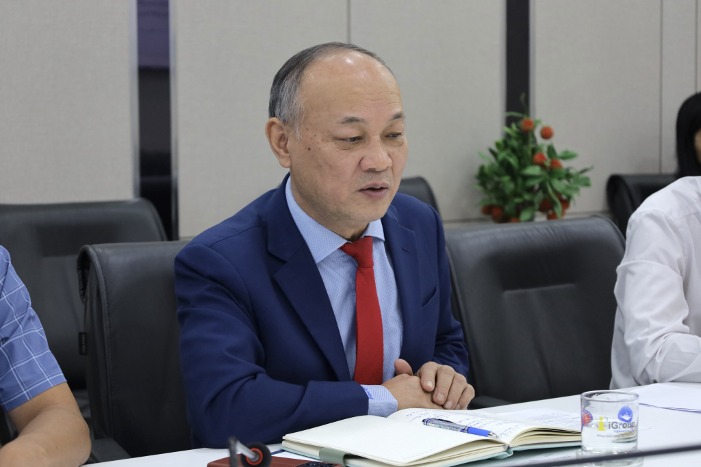 TS. Phan Thanh Định bày tỏ thiện chí hợp tác với Viện KAS - Ảnh: YÊN NHIÊN
