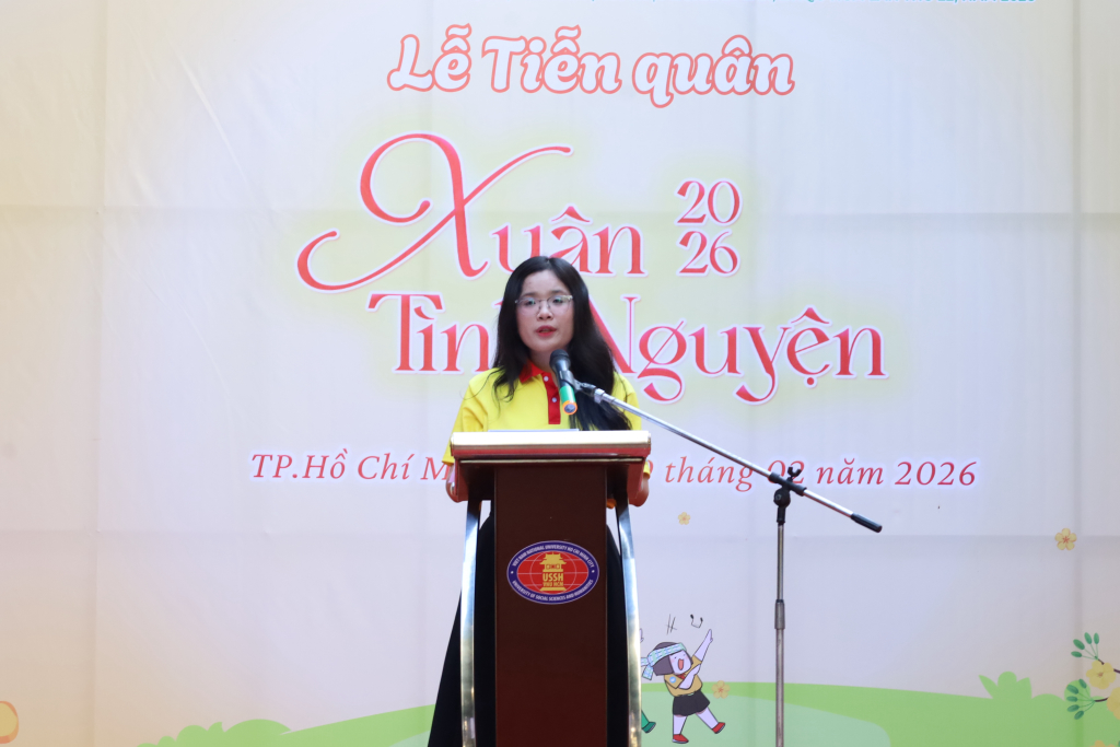 Đồng chí bày tỏ kỳ vọng chiến dịch sẽ trở thành ký ức đẹp trong hành trình trưởng thành của mỗi sinh viên - ẢNH: QUỲNH NHƯ