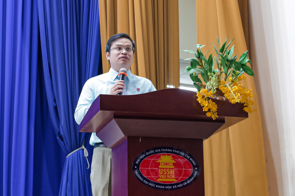 Ông Đoàn Kim Thành mong muốn mang đến nhiều trải nghiệm khoa học, kết nối, trong quá trình học tập của các bạn sinh viên trên cả nước - Ảnh: Trịnh Minh Phương