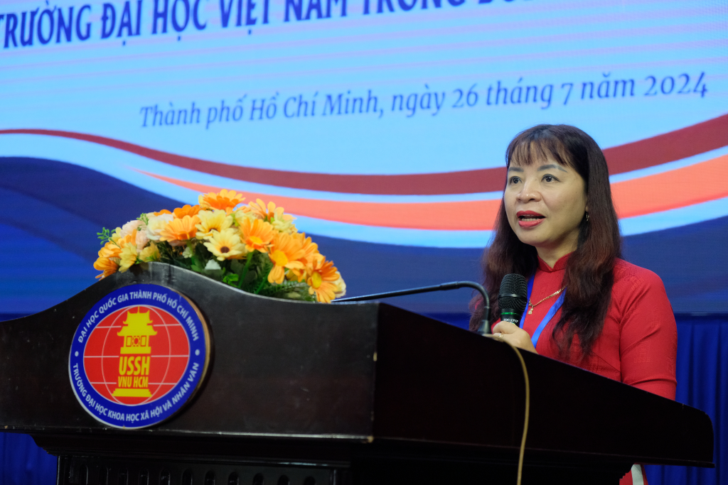 PGS.TS Đặng Thị Thu Hương khẳng định mối quan hệ giữa tự chủ đại học và đảm bảo chất lượng - Ảnh: Huyền Linh