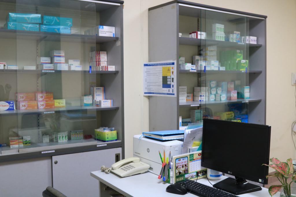 Các trang thiết bị cần thiết đều được đáp ứng đầy đủ - Ảnh: Thu Hương 