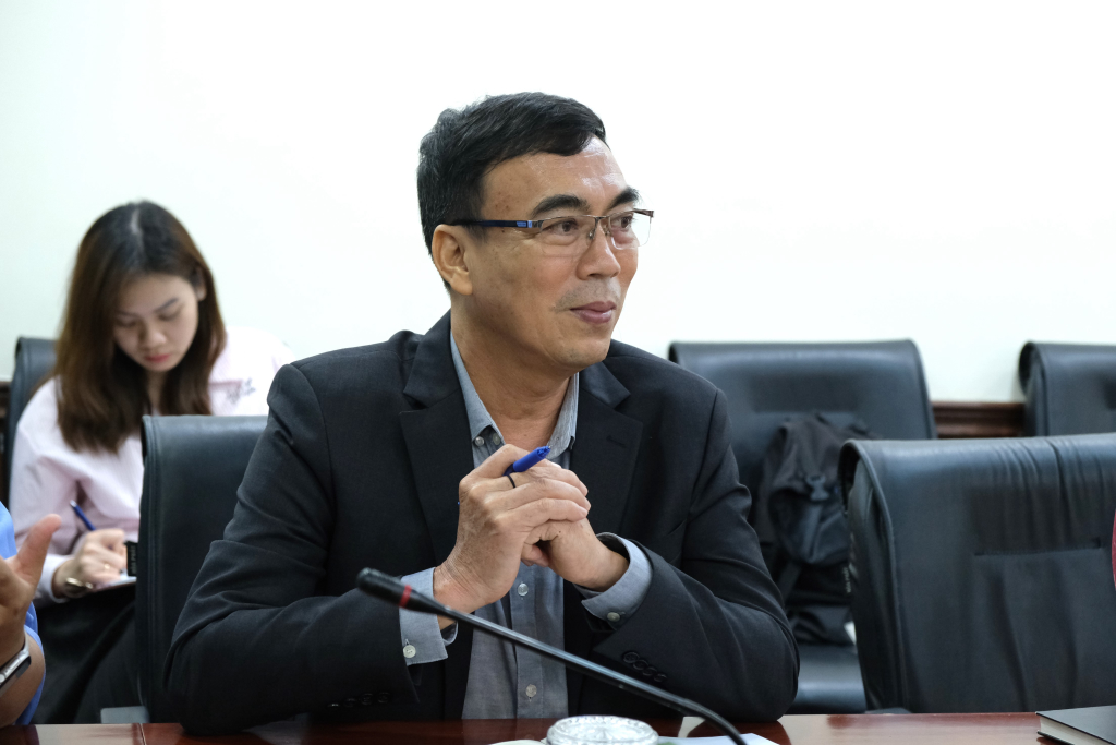 TS. Phạm Tấn Hạ hy vọng những đề xuất hợp tác giữa hai bên được thực hiện thuận lợi - Ảnh: Hương Mỹ