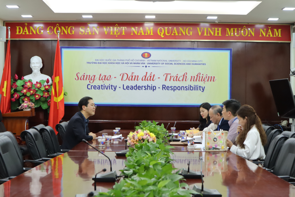 Hai đơn vị bày tỏ mong muốn hợp tác trong thời gian tới - Ảnh: Nhật Ánh