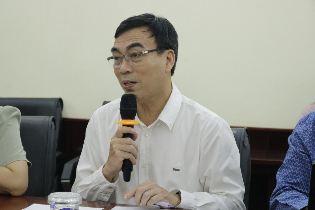 TS. Phạm Tấn Hạ phát biểu tại buổi làm việc - Ảnh: Phương Khanh 