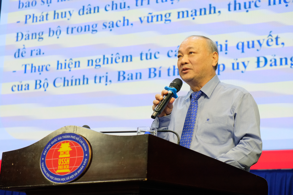 Đồng chí Phan Thanh Định đã triển khai phương hướng, nhiệm vụ năm 2024 - Ảnh: Huyền Linh