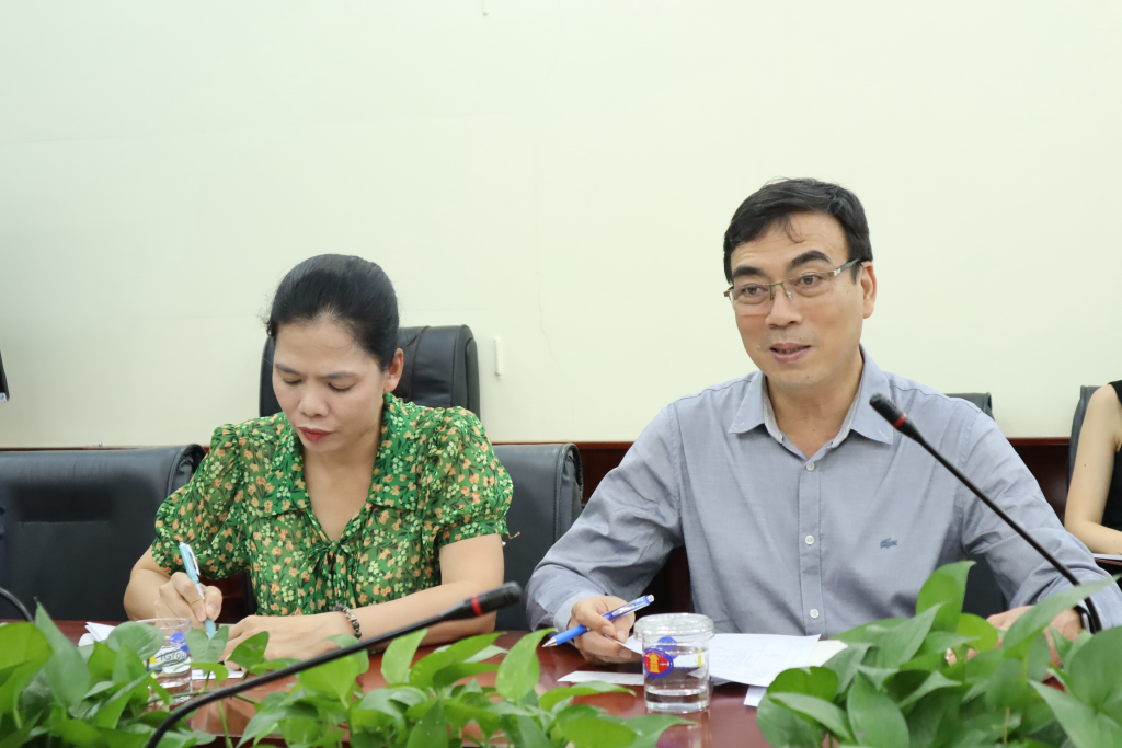 TS. Phạm Tấn Hạ mong muốn hai đơn vị mở rộng nhiều cơ hội hợp tác - Ảnh: Nhật Ánh