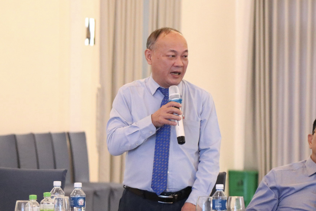 TS. Phan Thanh Định phát biểu kết luận hội nghị - Ảnh: Hồng Ngân