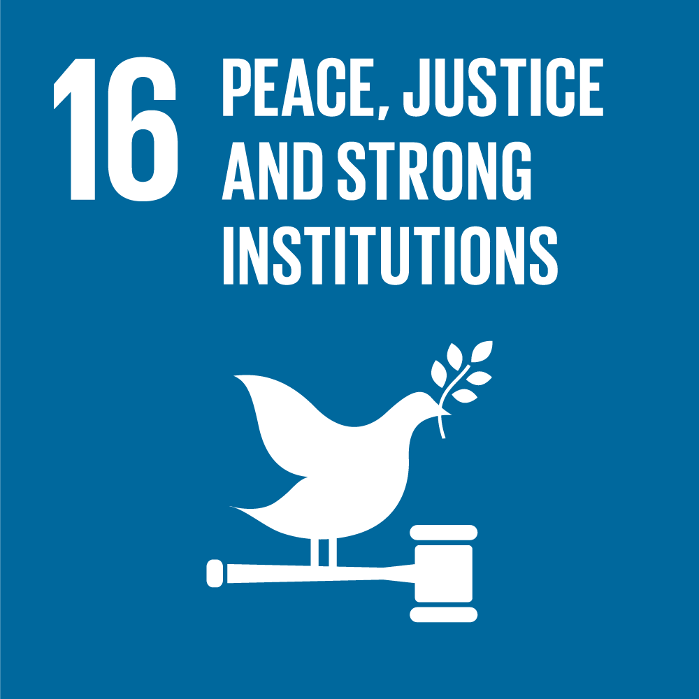 Peace, Justice and Strong Institutions Peace, Justice and Strong Institutions